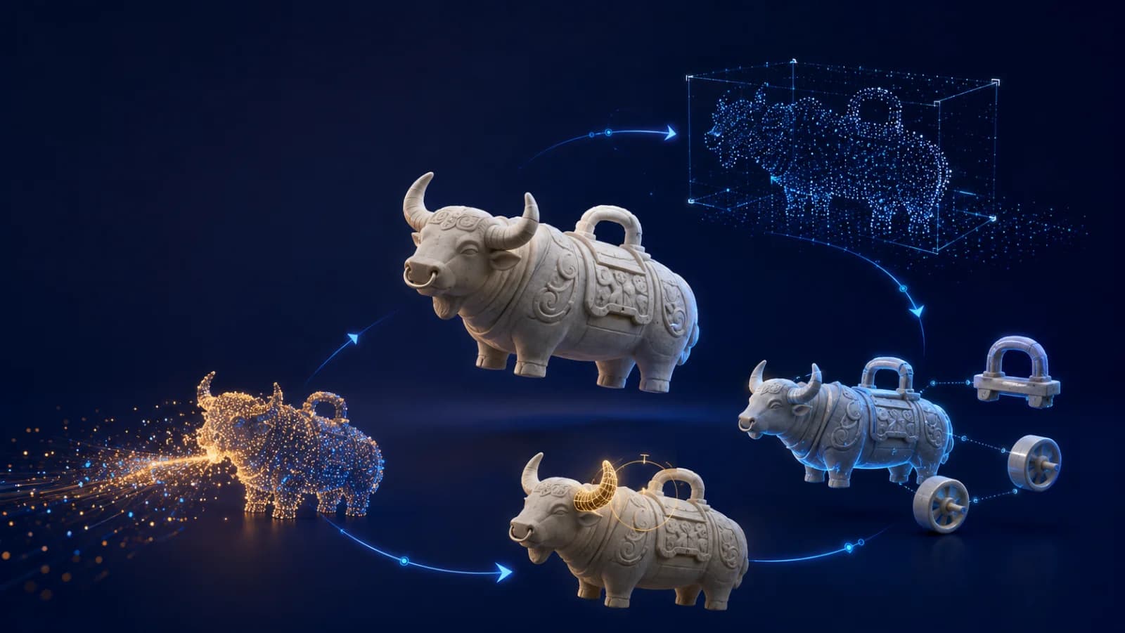 【三分钟看懂Hunyuan3D-Buffalo 1.0】一只水牛，打通理解、生成与编辑：腾讯混元 Hunyuan3D-Buffalo 1.0 想把 3D 做成“可对话的对象”