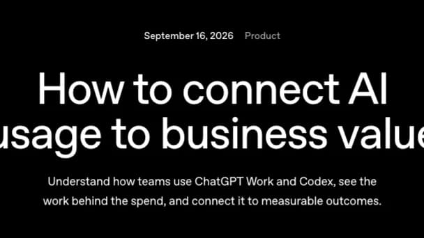 精读OpenAI《How to connect AI usage to business value》