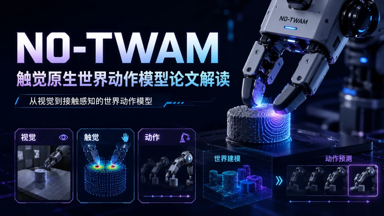从视觉到接触感知:世界动作模型 N0-TWAM 论文解读